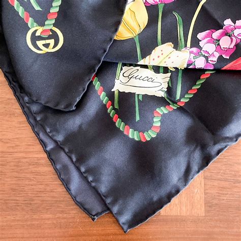 gucci scarf replica amazon|vintage gucci silk scarf.